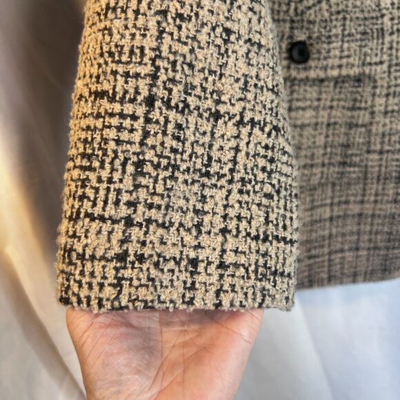 Linea by Louis Dell'Olio Single Breasted Tweed Career Blazer Jacket Size 18W - Picture 6 of 11